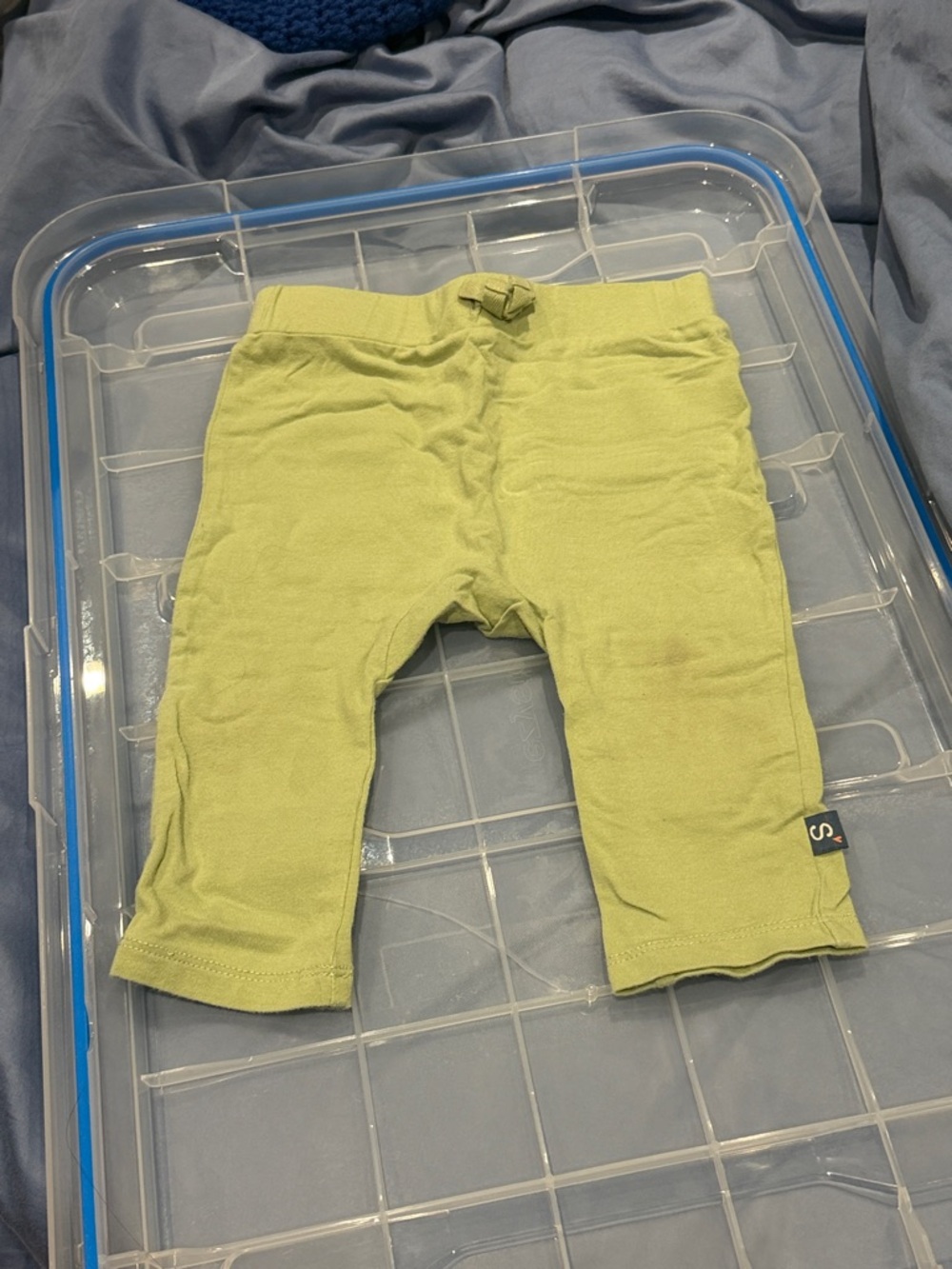 GUC MAGNETIC ME Baby Green Paisley Lightweight Pant (6-9 mos, 16-19 lbs)
